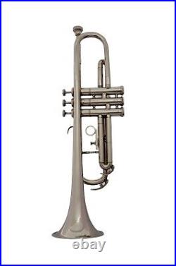 Christmas Sale Trumpet New Nickel Finished Bb Keys Trumpet Bb Keys Free Case