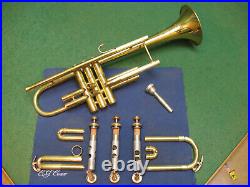 Conn 22B Pro Model Trumpet 1952 Ready to Play Case and Bach Mt Vernon 7C MP