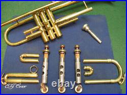 Conn 22B Pro Model Trumpet 1952 Ready to Play Case and Bach Mt Vernon 7C MP