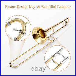 Eastar Tenor Slide Bb Trombone B Flat Brass Trumpet Set Student School Band