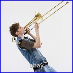 Eastar Tenor Slide Bb Trombone B Flat Brass Trumpet Set Student School Band