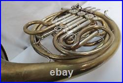 Ed Kruspe German Handmade Professional Brass Double French Horn Vintage Rare