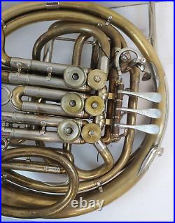 Ed Kruspe German Handmade Professional Brass Double French Horn Vintage Rare