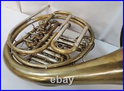 Ed Kruspe German Handmade Professional Brass Double French Horn Vintage Rare