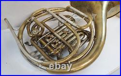 Ed Kruspe German Handmade Professional Brass Double French Horn Vintage Rare