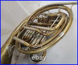 Ed Kruspe German Handmade Professional Brass Double French Horn Vintage Rare