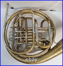 Ed Kruspe German Handmade Professional Brass Double French Horn Vintage Rare