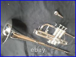 Flag Trumpet Ultimate Shinning Nickel With case and best quality