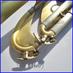 Heavy Brushed Brass Bb Trumpet With Case for professional player