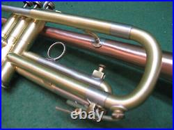 Holton Super Collegiate Trumpet 1957 Brushed Calicchio Case & Holton 67 MP