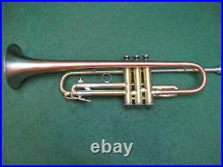 Holton Super Collegiate Trumpet 1957 Brushed Calicchio Case & Holton 67 MP