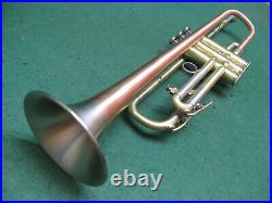 Holton Super Collegiate Trumpet 1957 Brushed Calicchio Case & Holton 67 MP