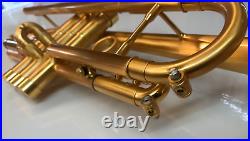 JP by Taylor U. K. Satin Gold Custom Bb Trumpet- Professional (Heavy Weight)