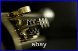 JP by Taylor U. K. Satin Gold Custom Bb Trumpet- Professional (Heavy Weight)