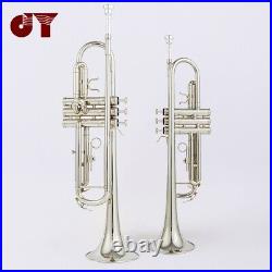 JYTR-E100N Professional Trumpet B-flat Brass Gold Plated Trumpet Instrument