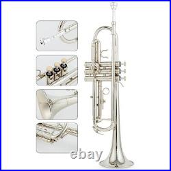 JYTR-E100N Professional Trumpet B-flat Brass Gold Plated Trumpet Instrument