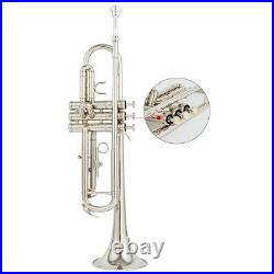 JYTR-E100N Professional Trumpet B-flat Brass Gold Plated Trumpet Instrument