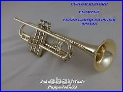 KING LIBERTY MODEL BALANCED TRUMPET 1947 HN White CUSTOM RESTORE ON SALE NOW