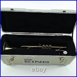 King Model K10 Professional Marching Bb Trumpet SN 429825 EXCELLENT