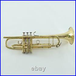 King Model K10 Professional Marching Bb Trumpet SN 429825 EXCELLENT