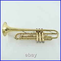 King Model K10 Professional Marching Bb Trumpet SN 429825 EXCELLENT