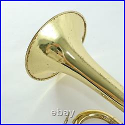 King Model K10 Professional Marching Bb Trumpet SN 429825 EXCELLENT