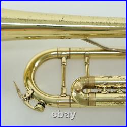 King Model K10 Professional Marching Bb Trumpet SN 429825 EXCELLENT