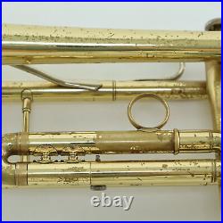 King Model K10 Professional Marching Bb Trumpet SN 429825 EXCELLENT