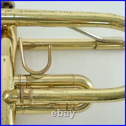 King Model K10 Professional Marching Bb Trumpet SN 429825 EXCELLENT