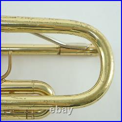 King Model K10 Professional Marching Bb Trumpet SN 429825 EXCELLENT