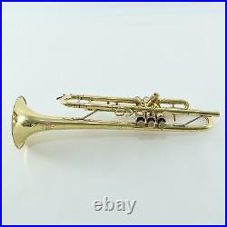 King Model K10 Professional Marching Bb Trumpet SN 429825 EXCELLENT