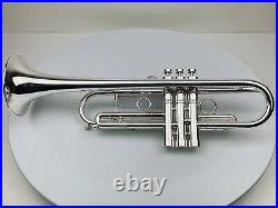 MINT silver plated JP by Taylor HEAVYWEIGHT trumpet with Pro Double Trumpet case