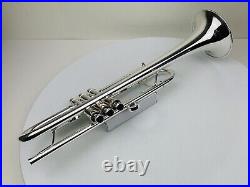 MINT silver plated JP by Taylor HEAVYWEIGHT trumpet with Pro Double Trumpet case