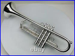 MINT silver plated JP by Taylor HEAVYWEIGHT trumpet with Pro Double Trumpet case