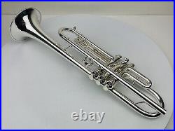 MINT silver plated JP by Taylor HEAVYWEIGHT trumpet with Pro Double Trumpet case