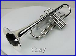 MINT silver plated JP by Taylor HEAVYWEIGHT trumpet with Pro Double Trumpet case