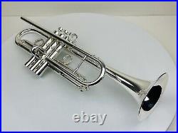 MINT silver plated JP by Taylor HEAVYWEIGHT trumpet with Pro Double Trumpet case