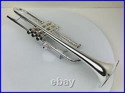 MINT silver plated JP by Taylor HEAVYWEIGHT trumpet with Pro Double Trumpet case