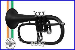 McLian Pro Brass Flugelhorn Bb Pitch Instrument Matte Finish With Hard case