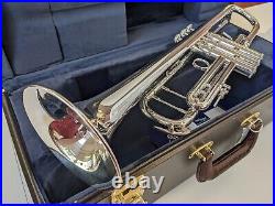 Mint Open Box Bach 180S-43 Stradivarius Professional Trumpet, Silver-Plated