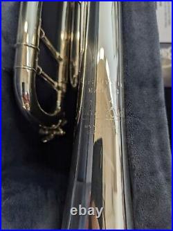 Mint Open Box Bach 180S-43 Stradivarius Professional Trumpet, Silver-Plated