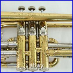 Mount Vernon Bach Stradivarius Model 37 Professional Cornet SN 20982 NICE