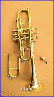 NEW BRASS FINISH Bb FLAT TRUMPET C FREE HARD CASE +M/P BLACK FRIDAY SALE