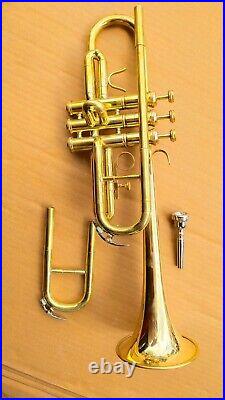 NEW BRASS FINISH Bb FLAT TRUMPET C FREE HARD CASE +M/P BLACK FRIDAY SALE