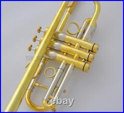 NEW Professional Gold C Trumpet Horn Monel Valve 5'' Bell With Case