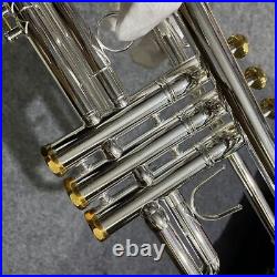 New 8335GS Trumpet Silver Gold Key with Case Professional Trumpet Instrument