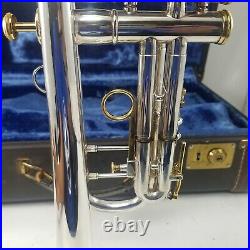 Olds Ambassador Silver Plate 1954 Trumpet Pro Horn Plays Great #120929 with Case