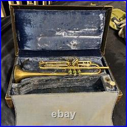 Olds Super Trumpet Los Angeles CA, Olds 3c Mouthpiece Circa 1946 ALL #'s Match