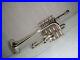 Piccolo Trumpet High Polish Silver Nickel Trumpet With Hard Case & Mouthpiece