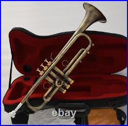 Professional Antique Bronze Bb Trumpet Monel valves 0.459'' Bore With Hard Case